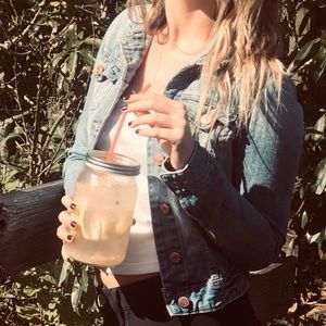 H&M Cropped Denim Jacket